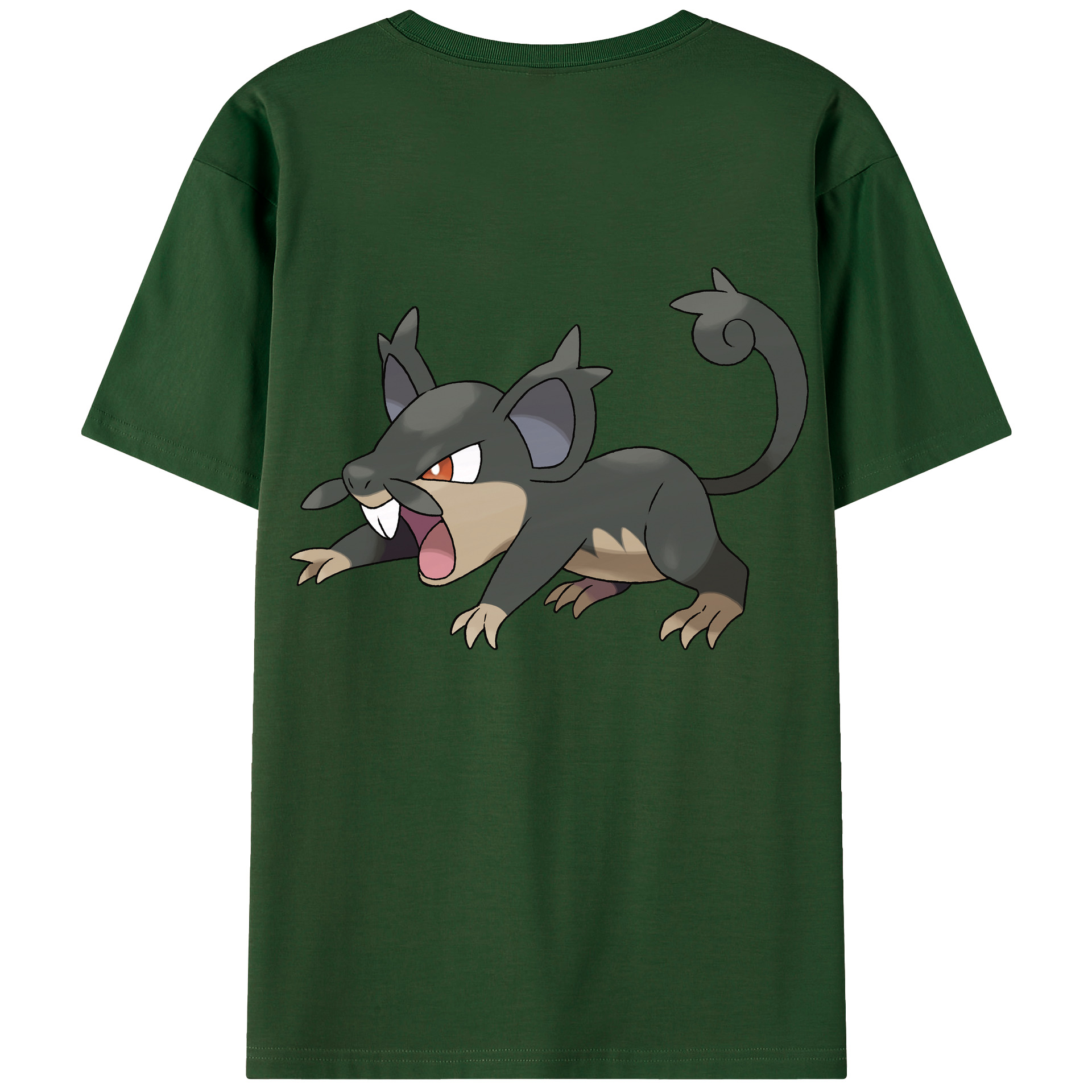 （画像用） ポケットモンスター Pokémon 綿100％半袖Tシャツ（背面プリント）